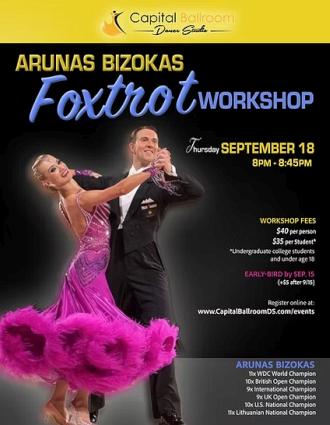 Arunas Bizokas Foxtrot Workshop