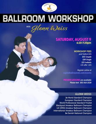 Capital Ballroom Glenn Weiss Flyer