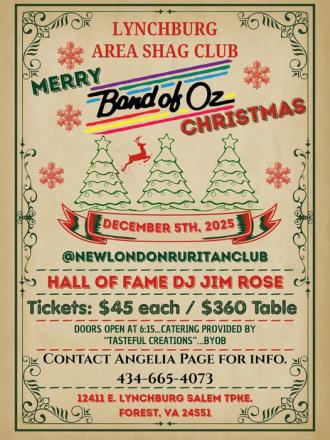 LYNCHBURG AREA SHAG CLUB XMAS PARTY