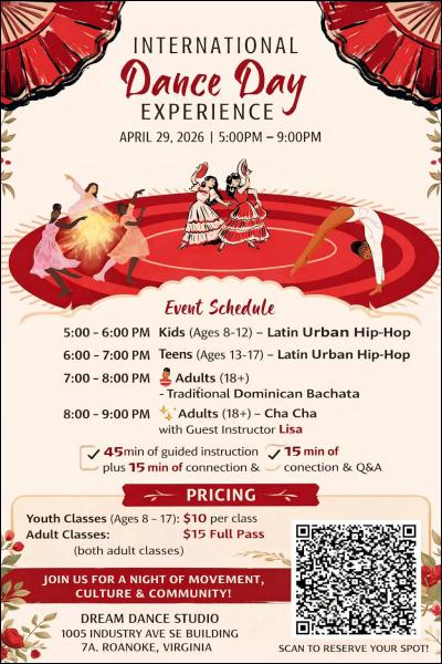 International Dance Day Experience at Dream Dance Studio
