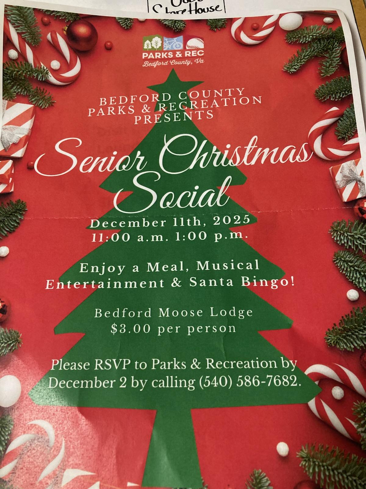 BEDFORD SENIOR SOCIAL 25