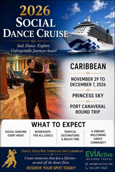 Eviactive Travel's Social Dance Cruise