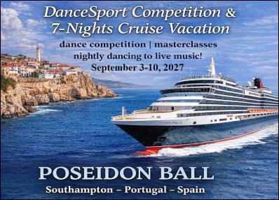 EVIACTIVE TRAVEL'S POSEIDON BALL 2027 COMPETITION DANCE CRUISE