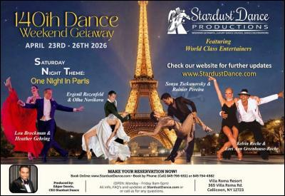 Stardust Dance Weekends and Cruises